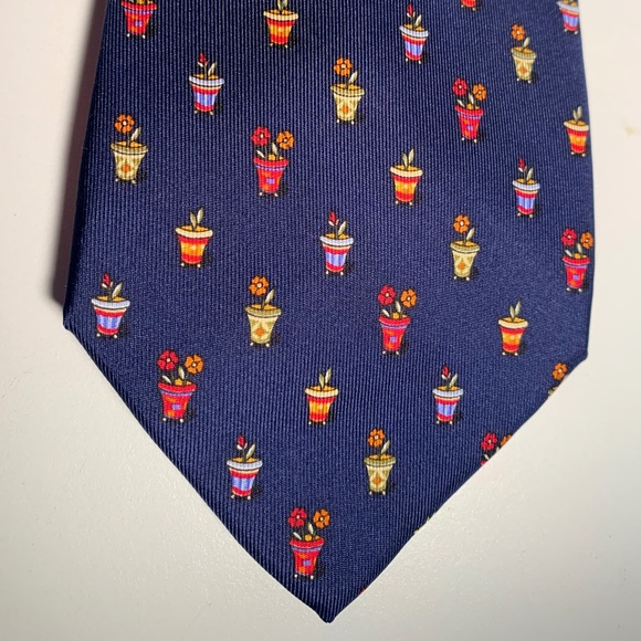Salvatore Ferragamo Other - Salvatore Ferragamo, Silk Tie for Flower lovers